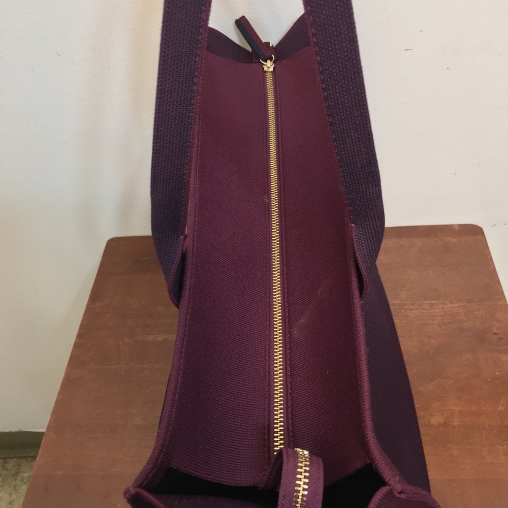 Rothy’s The Classic Tote Dark Aubergine Laptop Work Travel Shoulder Bag - Picture 12 of 16